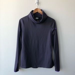 Nike Pro Dri Fit Dark Purple Turtle Neck Sweater